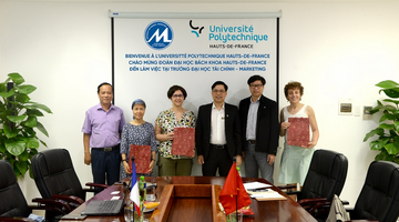 UFM làm việc với trường Đại học Bách khoa Hauts-De-France (Pháp) 